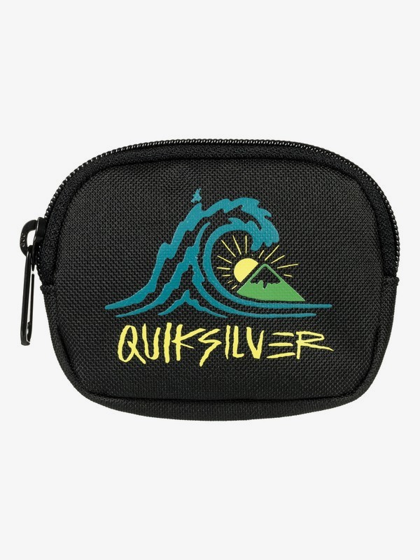 quiksilver, Monedero - Porte-monnaie zippé, BLACK (kvj2) 0 Monedero - Porte-monnaie zippé Noir EQYAA03533 Quiksilver