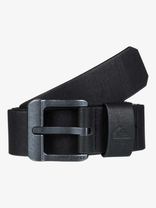 quiksilver, Main Street Fake Leather Belt, BLACK (kvj0) 0 Main Street Fake Leather Belt Black EQYAA03558 Quiksilver