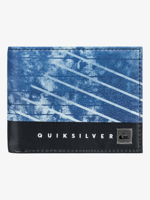 quiksilver, Freshness Bi-Fold Wallet, SILVER LAKE BLUE (bjq0) 0 Freshness Bi-Fold Wallet Blue EQYAA03561 Quiksilver