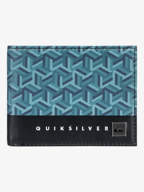 quiksilver, Freshness - Bi-Fold Wallet, TAPESTRY (bph0) 0 Freshness - Bi-Fold Wallet Blue EQYAA03561 Quiksilver