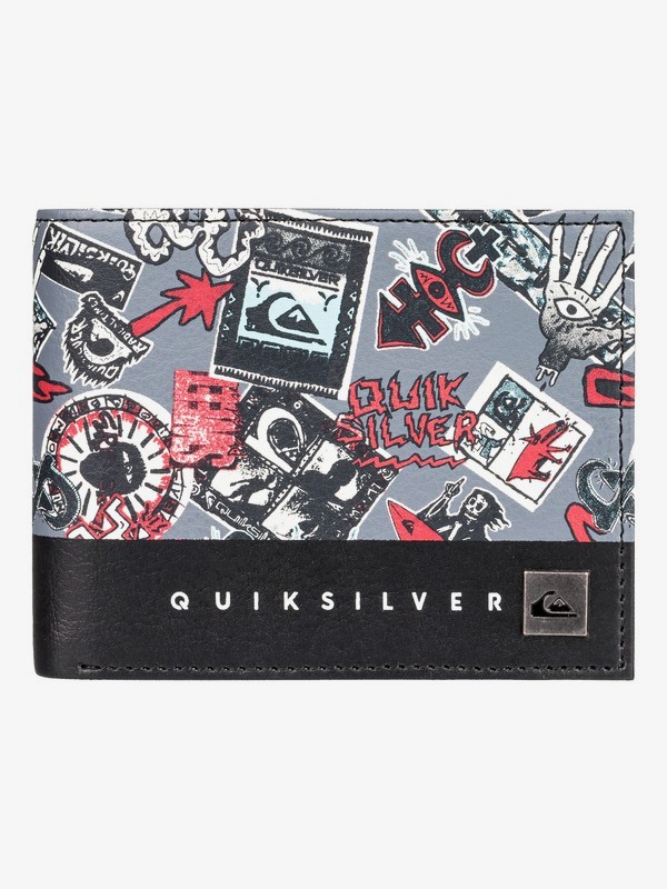 quiksilver, Cartera Doble Pliegue Freshness, BLACK (kvj6) 0 Cartera Doble Pliegue Freshness Negro EQYAA03561 Quiksilver
