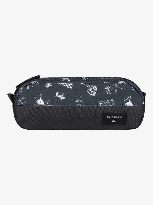 quiksilver, Tasmen - Pencil Case, TRUE BLACK (kvjw) 0 Tasmen - Pencil Case Black EQYAA03575 Quiksilver