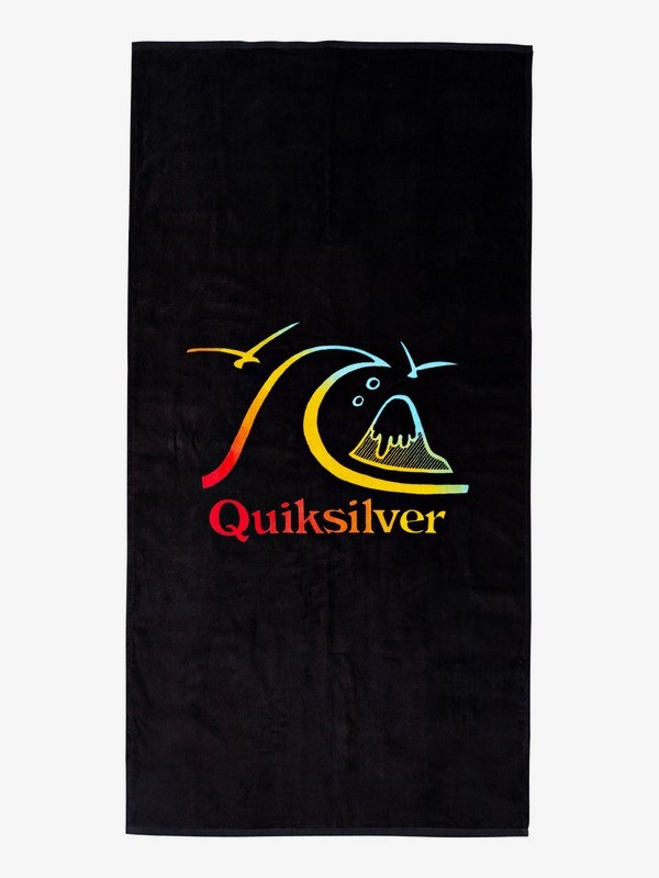 quiksilver, Freshness Beach Towel, DOBBY BLACK (kyh0) 0 Freshness Beach Towel Black EQYAA03602 Quiksilver