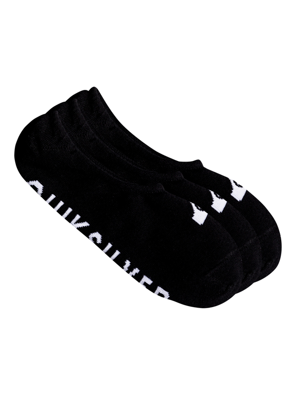 quiksilver, Короткие носки Quiksilver (3 пары), BLACK (kvj0) 0 Короткие носки Quiksilver (3 пары) Черный EQYAA03668 Quiksilver
