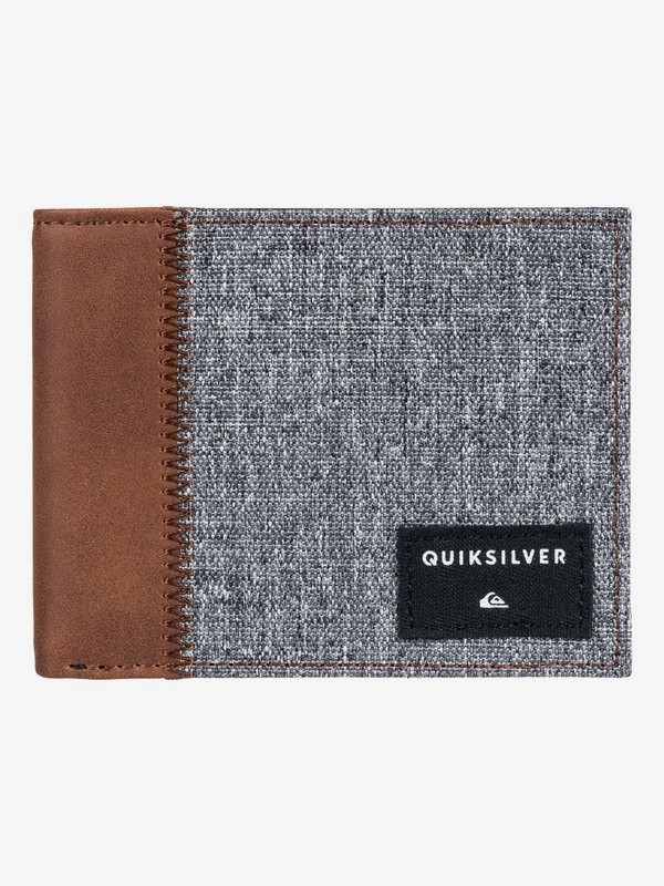 quiksilver, Кошелек Freshness Plus 4, LIGHT GREY HEATHER (sjsh) 0 Кошелек Freshness Plus 4 Серый EQYAA03688 Quiksilver