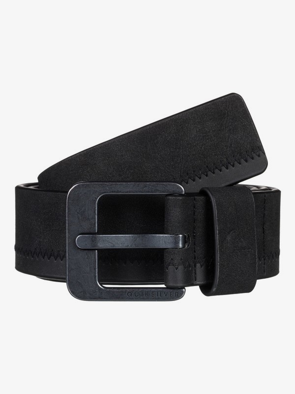 quiksilver, Binge - Faux Leather Belt, BLACK (kvj0) 0 Binge - Faux Leather Belt Black EQYAA03706 Quiksilver