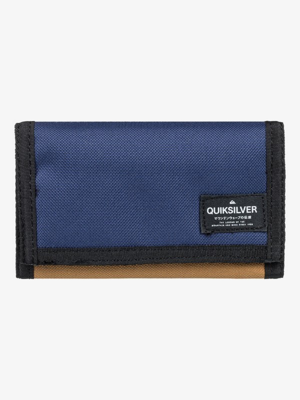 quiksilver, Everywear - Tri-Fold Wallet, RUBBER (cpp0) 0 Everywear - Tri-Fold Wallet Brown EQYAA03709 Quiksilver