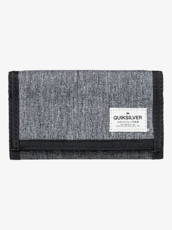 quiksilver, Everywear - Tri-Fold Wallet, LIGHT GREY HEATHER (sjsh) 0 Everywear - Tri-Fold Wallet Grey EQYAA03709 Quiksilver