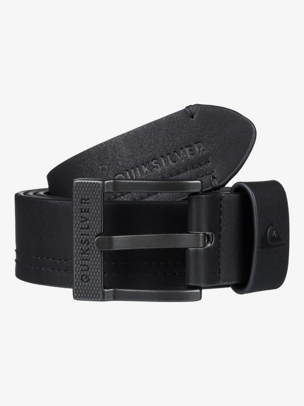 quiksilver, Stitchy Faux Leather Belt, BLACK (kvj0) 0 Stitchy Faux Leather Belt Black EQYAA03727 Quiksilver