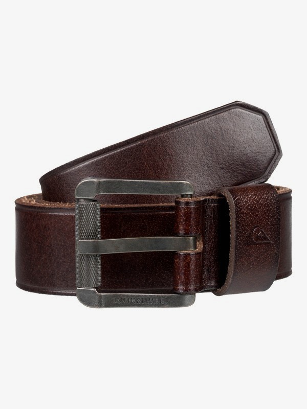 quiksilver, The Everydaily Leather Belt, CHOCOLATE (brn) 0 The Everydaily Leather Belt Brown EQYAA03737 Quiksilver