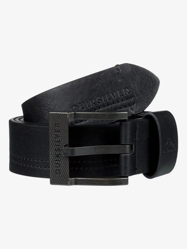 quiksilver, Stitchy Faux Leather Belt, BLACK (kvj0) 0 Stitchy Faux Leather Belt Black EQYAA03738 Quiksilver