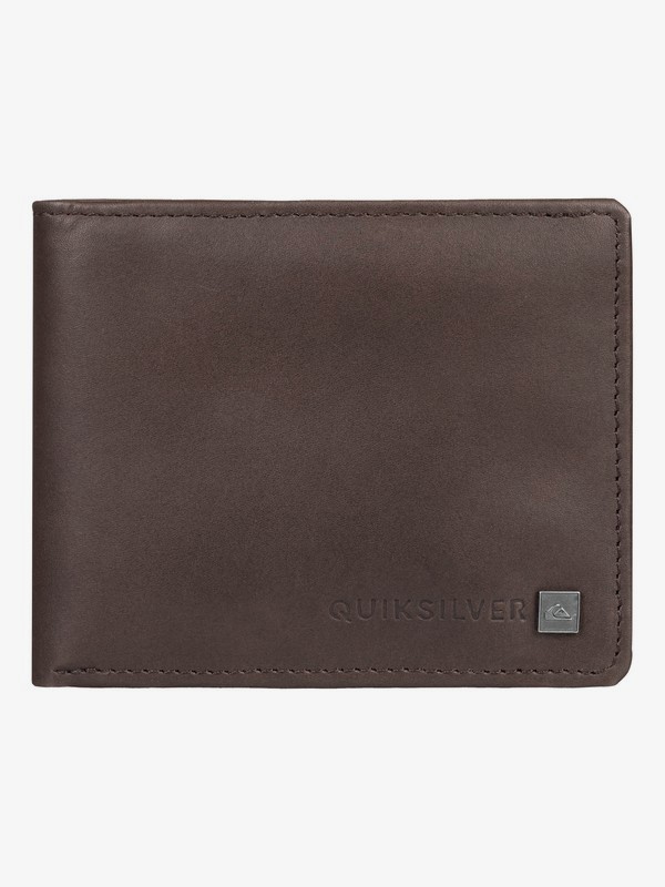 quiksilver, Curvecutter - Tri-Fold Wallet, CHOCOLATE BROWN (csd0) 0 Curvecutter - Tri-Fold Wallet Brown EQYAA03746 Quiksilver