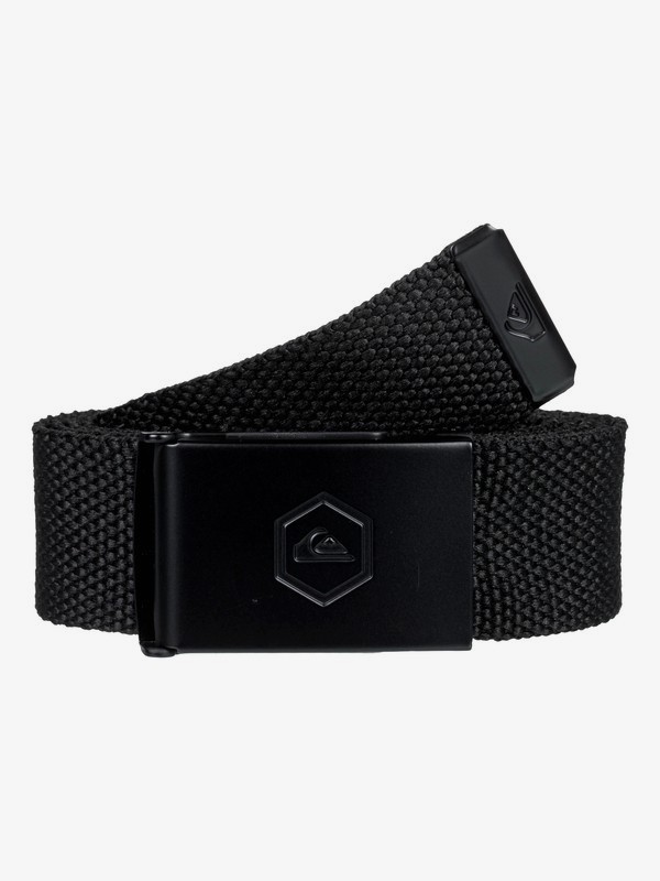 quiksilver, Principle Webbing Belt, BLACK (kvj0) 0 Principle Webbing Belt Black EQYAA03792 Quiksilver