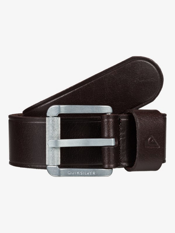 quiksilver, The Everydaily Leather Belt, CHOCOLATE (brn) 0 The Everydaily Leather Belt Brown EQYAA03829 Quiksilver