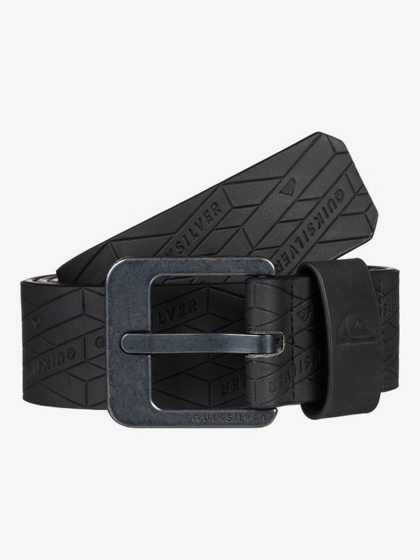 quiksilver, Always Primo Faux Leather Belt, BLACK BLACK (kvj0) 0 Always Primo Faux Leather Belt Black EQYAA03832 Quiksilver
