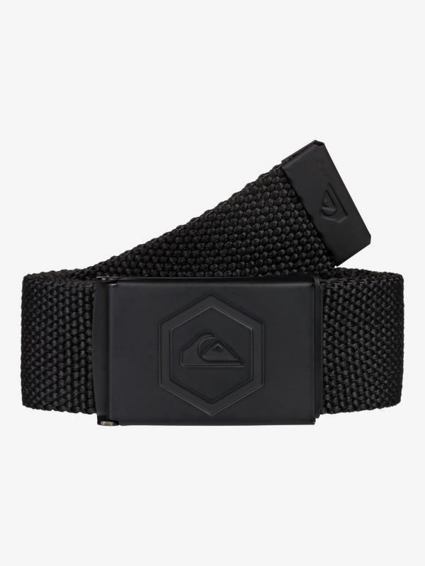 quiksilver, Principle Webbing Belt, BLACK (kvj0) 0 Principle Webbing Belt Black EQYAA03840 Quiksilver