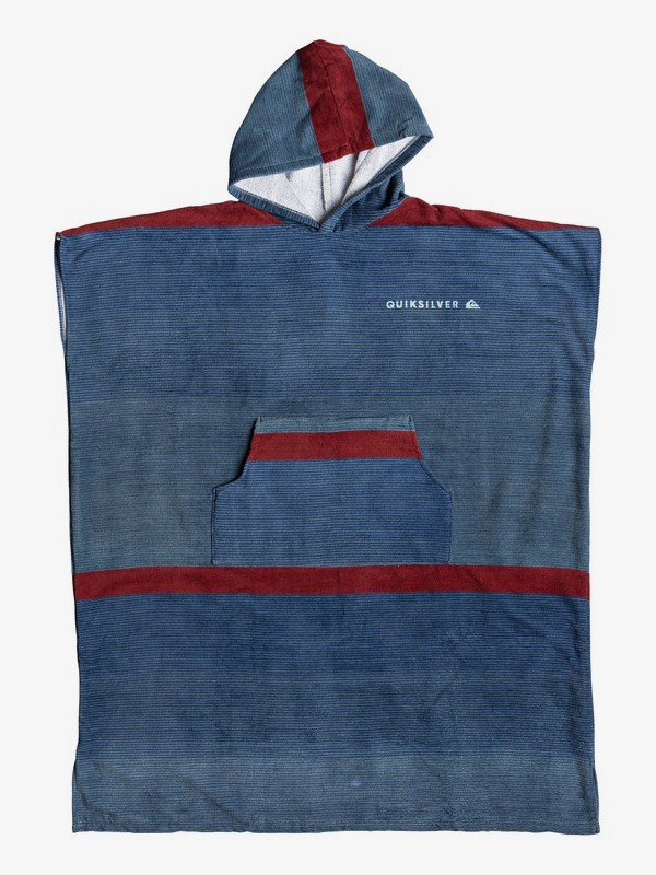 quiksilver, Hoody - Poncho da surf con cappuccio da Uomo, BLUE NIGHTS (bst0) 0 Hoody - Poncho da surf con cappuccio da Uomo Blue EQYAA03842 Quiksilver