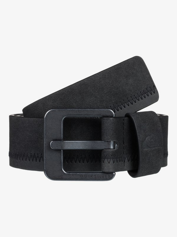 quiksilver, Binge Faux Leather Belt, BLACK (kvd0) 0 Binge Faux Leather Belt Black EQYAA03853 Quiksilver