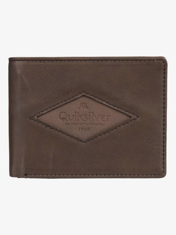 quiksilver, Tenderboat Bi-Fold Wallet, CHOCOLATE BROWN (csd0) 0 Tenderboat Bi-Fold Wallet Brown EQYAA03863 Quiksilver