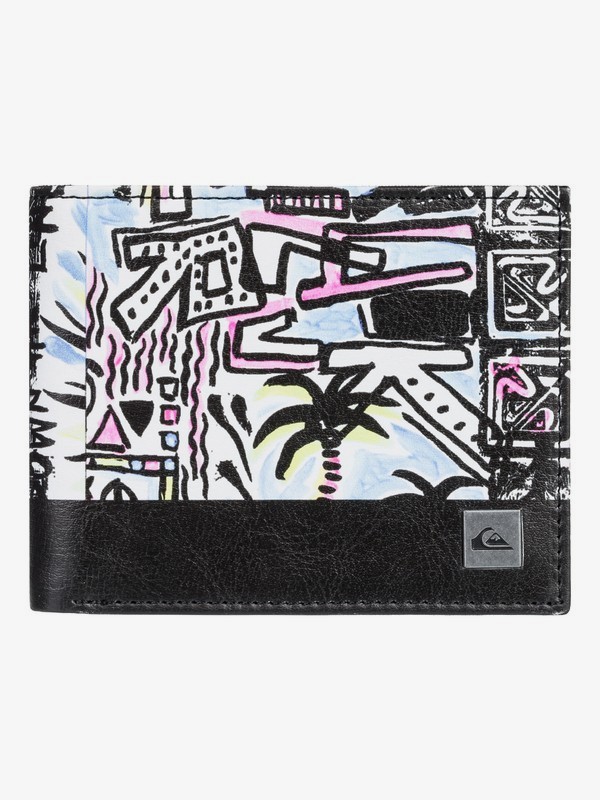 quiksilver, Freshness Bi-Fold Wallet, GULF STREAM (bzb0) 0 Freshness Bi-Fold Wallet Blue EQYAA03867 Quiksilver