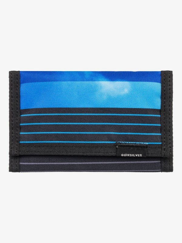 quiksilver, The Everydaily Tri-Fold Wallet, MOONLIT OCEAN (byk6) 0 The Everydaily Tri-Fold Wallet Blue EQYAA03868 Quiksilver