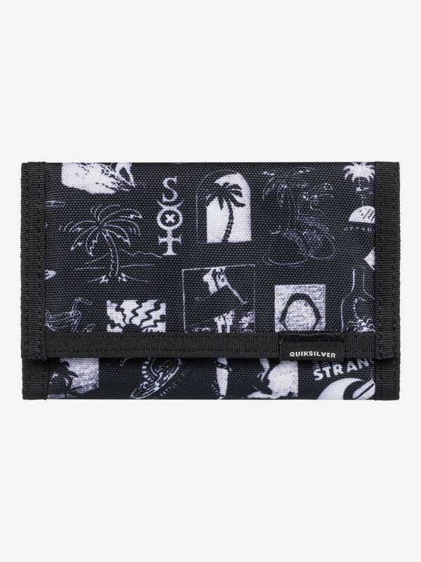 quiksilver, The Everydaily Tri-Fold Wallet, WHITE (wbb0) 0 The Everydaily Tri-Fold Wallet White EQYAA03868 Quiksilver