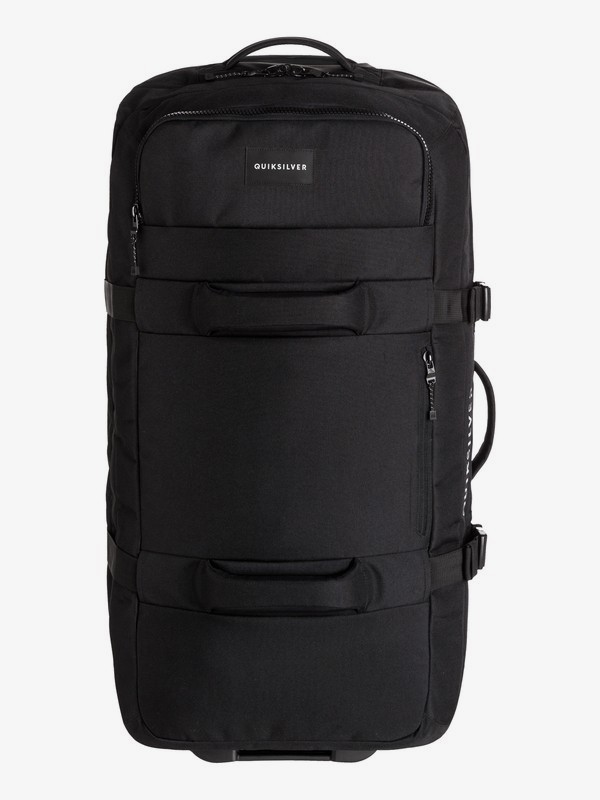 quiksilver, New Reach 100L ExtraLarge Wheeled Suitcase, BLACK (kvj0) 0 New Reach 100L ExtraLarge Wheeled Suitcase Black EQYBL03139 Quiksilver