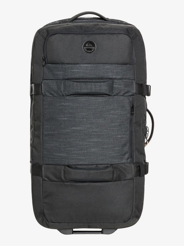 quiksilver, New Reach 100L ExtraLarge Wheeled Suitcase, STRANGER BLACK (kyg0) 0 New Reach 100L ExtraLarge Wheeled Suitcase Black EQYBL03139 Quiksilver