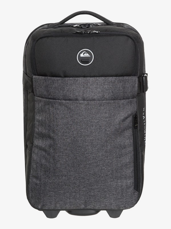 quiksilver, New Horizon 32L Wheeled Cabin Luggage, BLACK HEATHER/BLACK (xcck) 0 New Horizon 32L Wheeled Cabin Luggage Brown EQYBL03140 Quiksilver