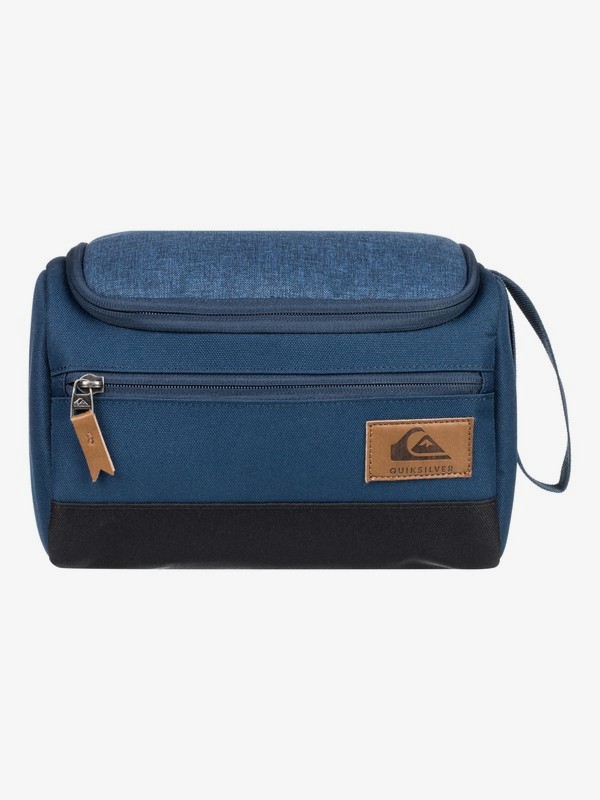 quiksilver, Capsule - Travel Wash Bag, MOONLIT OCEAN (byk0) 0 Capsule - Travel Wash Bag Blue EQYBL03165 Quiksilver