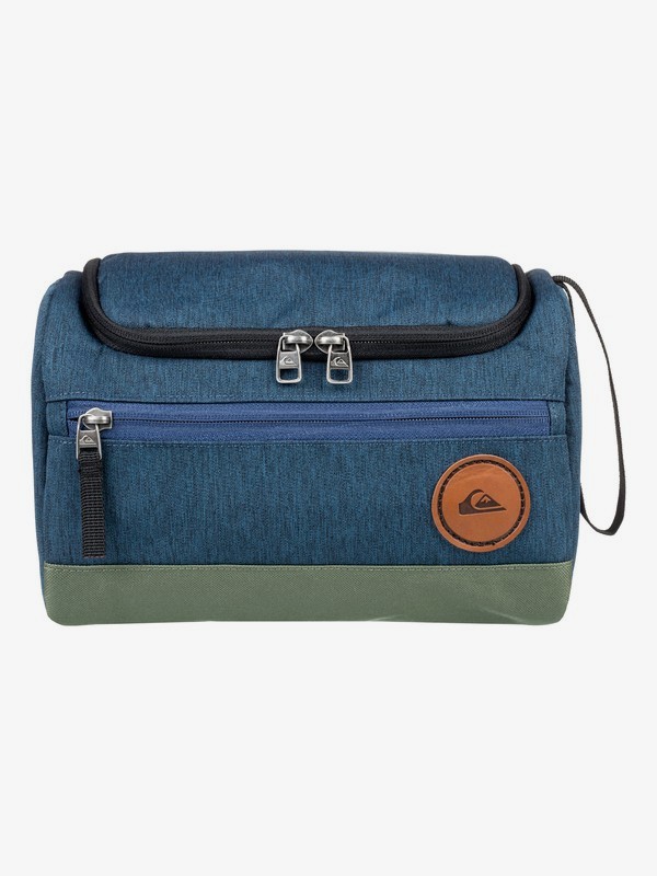 quiksilver, Capsule - Travel Wash Bag, MEDIUM GREY HEATHER (kpvh) 0 Capsule - Travel Wash Bag Black EQYBL03165 Quiksilver