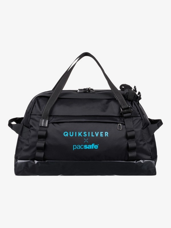 quiksilver, Pacsafe® x Quiksilver 40L Travel Duffle Bag, BLACK (kvj0) 0 Pacsafe® x Quiksilver 40L Travel Duffle Bag Black EQYBL03168 Quiksilver