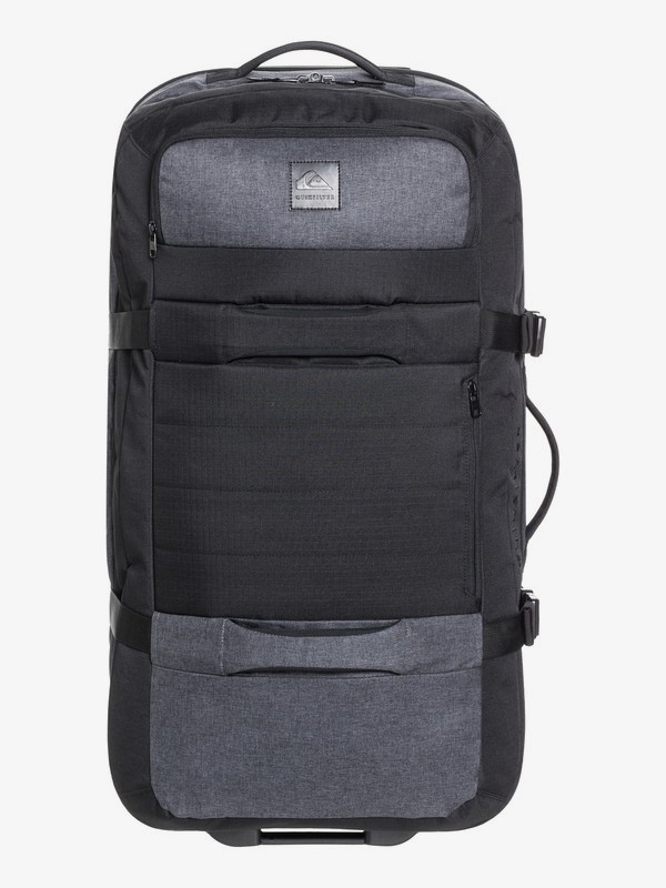 quiksilver, New Reach 100L Large Wheeled Suitcase, STRANGER BLACK (kyg0) 0 New Reach 100L Large Wheeled Suitcase Black EQYBL03169 Quiksilver