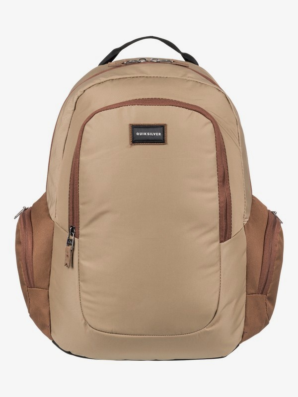 quiksilver, Schoolie Plus 25L - Medium Backpack, BONE BROWN (cmt0) 0 Schoolie Plus 25L - Medium Backpack Brown EQYBP03403 Quiksilver