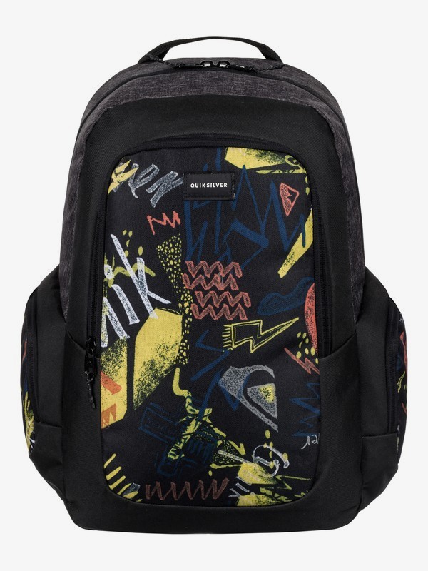 quiksilver, Schoolie 25L - Mochila Mediana, BLACK THUNDERBOLTS (kvj7) 0 Schoolie 25L - Mochila Mediana Negro EQYBP03418 Quiksilver