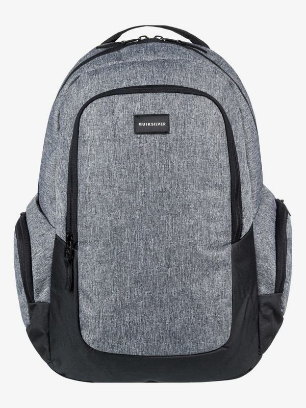 quiksilver, Schoolie 25L - Medium Backpack, LIGHT GREY HEATHER (sgrh) 0 Schoolie 25L - Medium Backpack Grey EQYBP03418 Quiksilver