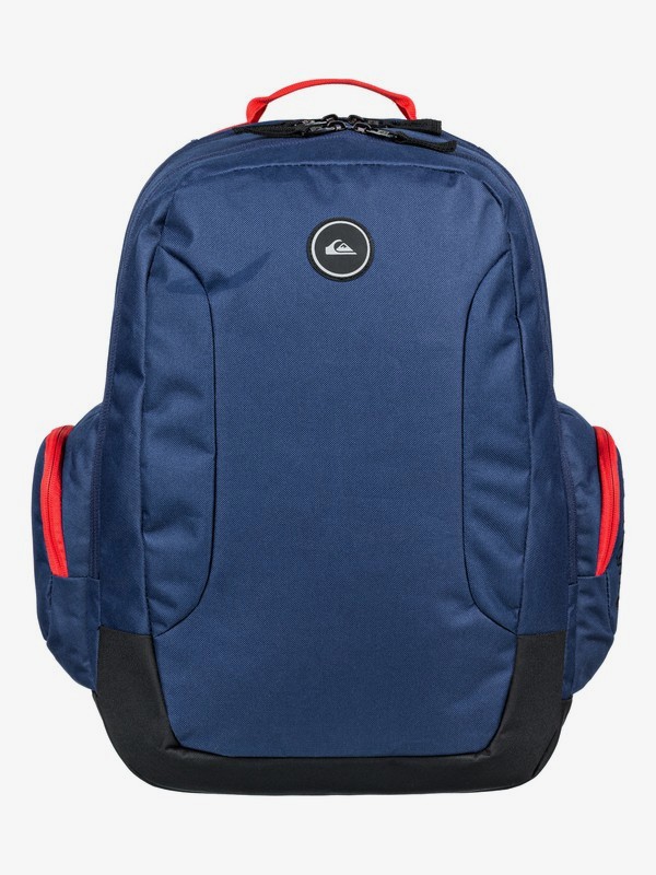 quiksilver, Schoolie 30L Large Backpack, MEDIEVAL BLUE (bte0) 0 Schoolie 30L Large Backpack Blue EQYBP03498 Quiksilver
