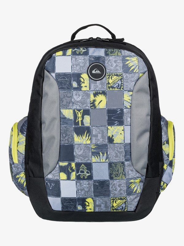 quiksilver, Schoolie 30L - Large Backpack, SULPHUR SPRING (ggp0) 0 Schoolie 30L - Large Backpack Green EQYBP03498 Quiksilver