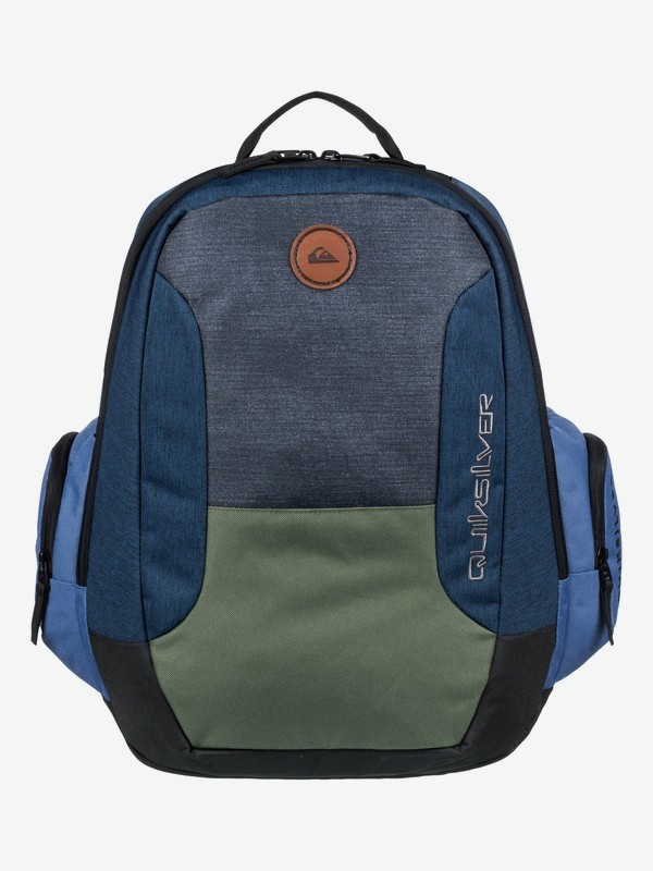 quiksilver, Schoolie 30L Large Backpack, MEDIUM GREY HEATHER (kpvh) 0 Schoolie 30L Large Backpack Black EQYBP03498 Quiksilver