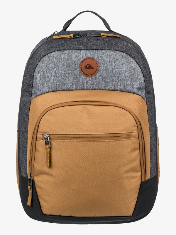 quiksilver, Schoolie Cooler 25L Medium Backpack, RUBBER HEATHER (cpph) 0 Schoolie Cooler 25L Medium Backpack Brown EQYBP03499 Quiksilver