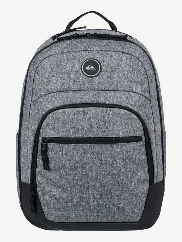 quiksilver, Schoolie Cooler 25L Medium Backpack, LIGHT GREY HEATHER (sgrh) 0 Schoolie Cooler 25L Medium Backpack Grey EQYBP03499 Quiksilver
