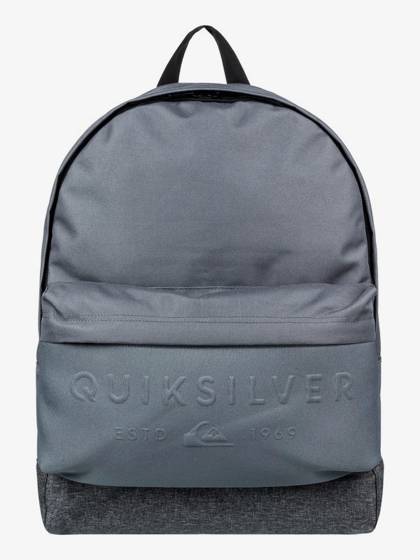 quiksilver, Everyday Poster Embossed 25L - Mochila mediana, IRON GATE (kzm0) 0 Everyday Poster Embossed 25L - Mochila mediana Negro EQYBP03501 Quiksilver