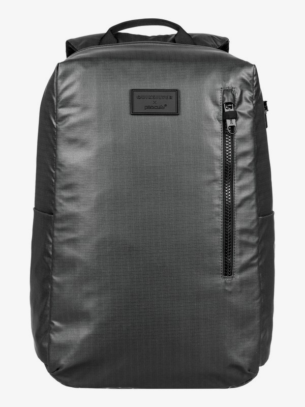 quiksilver, Pacsafe X Quiksilver 25L Anti-Theft Medium Backpack, CHARCOAL GRAY (kny0) 0 Pacsafe X Quiksilver 25L Anti-Theft Medium Backpack Black EQYBP03507 Quiksilver