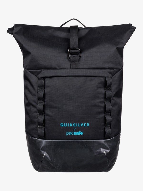 quiksilver, Pacsafe X QS 30L - Grande Zaino Antifurto Asciutto/Bagnato, BLACK (kvj0) 0 Pacsafe X QS 30L - Grande Zaino Antifurto Asciutto/Bagnato Black EQYBP03552 Quiksilver