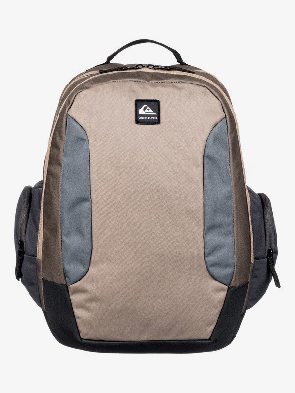 quiksilver, Schoolie 30L - Large Backpack, CARIBOU (sze0) 0 Schoolie 30L - Large Backpack Grey EQYBP03557 Quiksilver