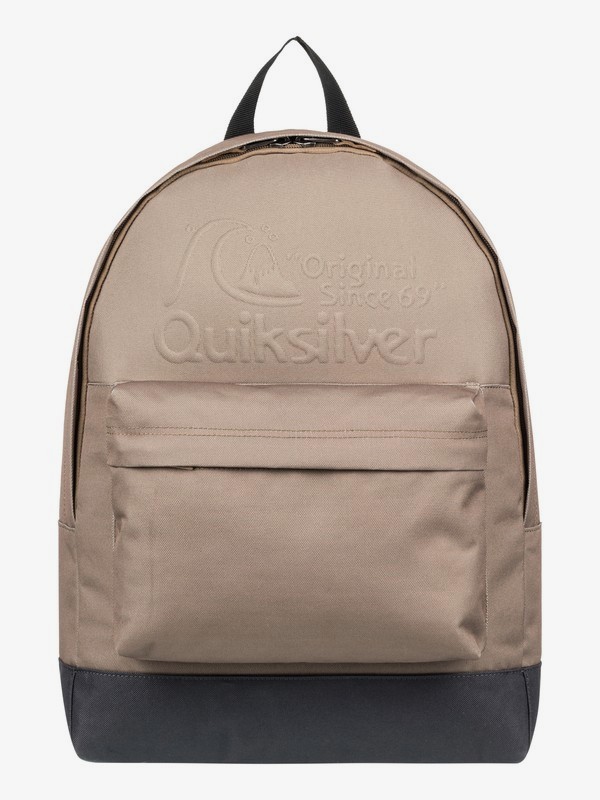 quiksilver, Everyday Poster Embossed 25L - Medium Backpack, CARIBOU (sze0) 0 Everyday Poster Embossed 25L - Medium Backpack Grey EQYBP03558 Quiksilver