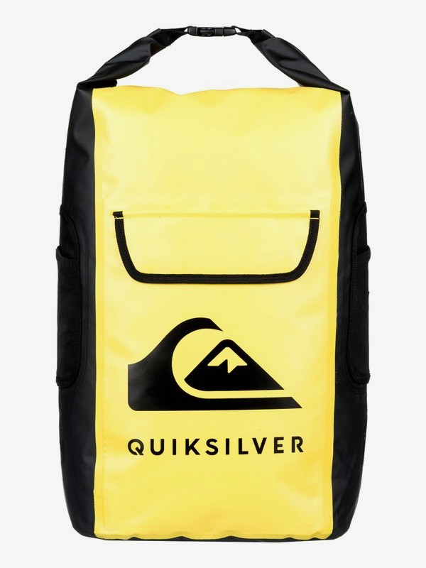 quiksilver, Sea Stash 35L Medium Roll-Top Wet/Dry Surf Backpack, SAFETY YELLOW (yhj0) 0 Sea Stash 35L Medium Roll-Top Wet/Dry Surf Backpack Yellow EQYBP03562 Quiksilver