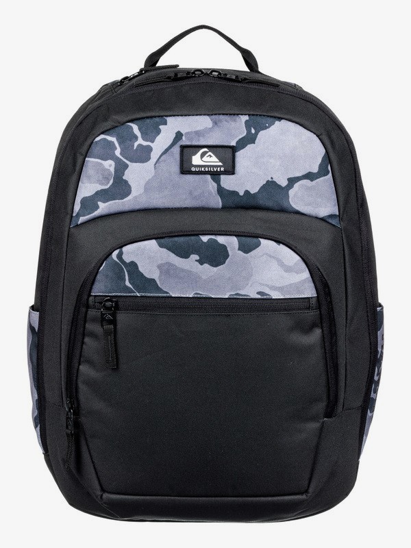 quiksilver, Schoolie Cooler 25L Medium Backpack, CAMO BLACK (xckk) 0 Schoolie Cooler 25L Medium Backpack Brown EQYBP03567 Quiksilver