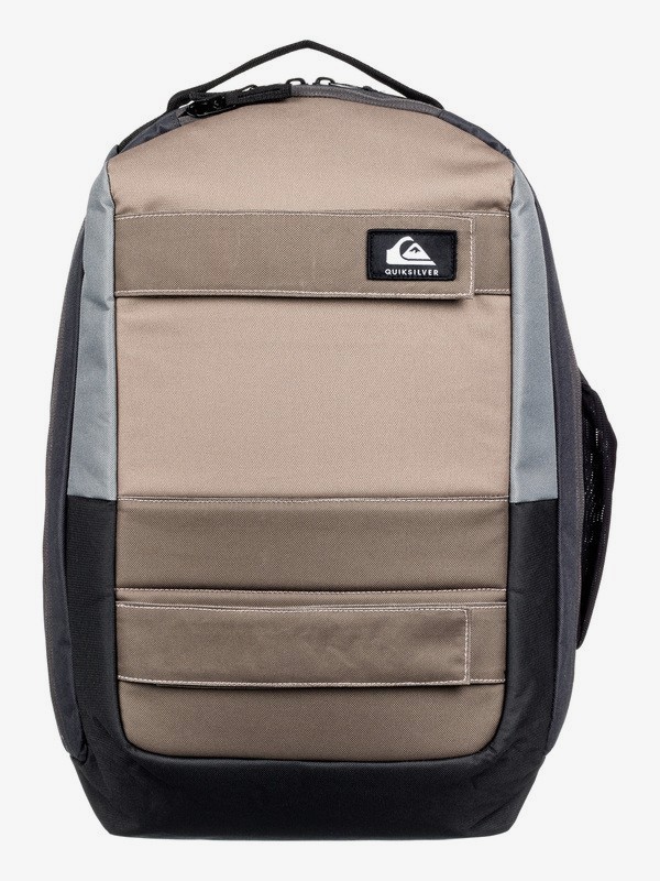 quiksilver, Skate Pack 24L - Medium Skate Backpack, CARIBOU (sze0) 0 Skate Pack 24L - Medium Skate Backpack Grey EQYBP03571 Quiksilver