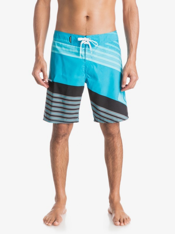 quiksilver, Incline Logo 19" - Boardshort, INCLINE LOGO HAWAIIAN OCEAN (bmj6) 0 Incline Logo 19" - Boardshort EQYBS03238 Quiksilver